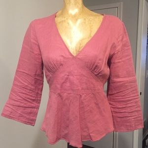 Sherbert Linen Top (J.Crew)